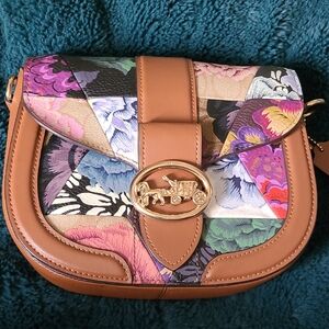 Coach Floral Patchwork Crossbody Bag